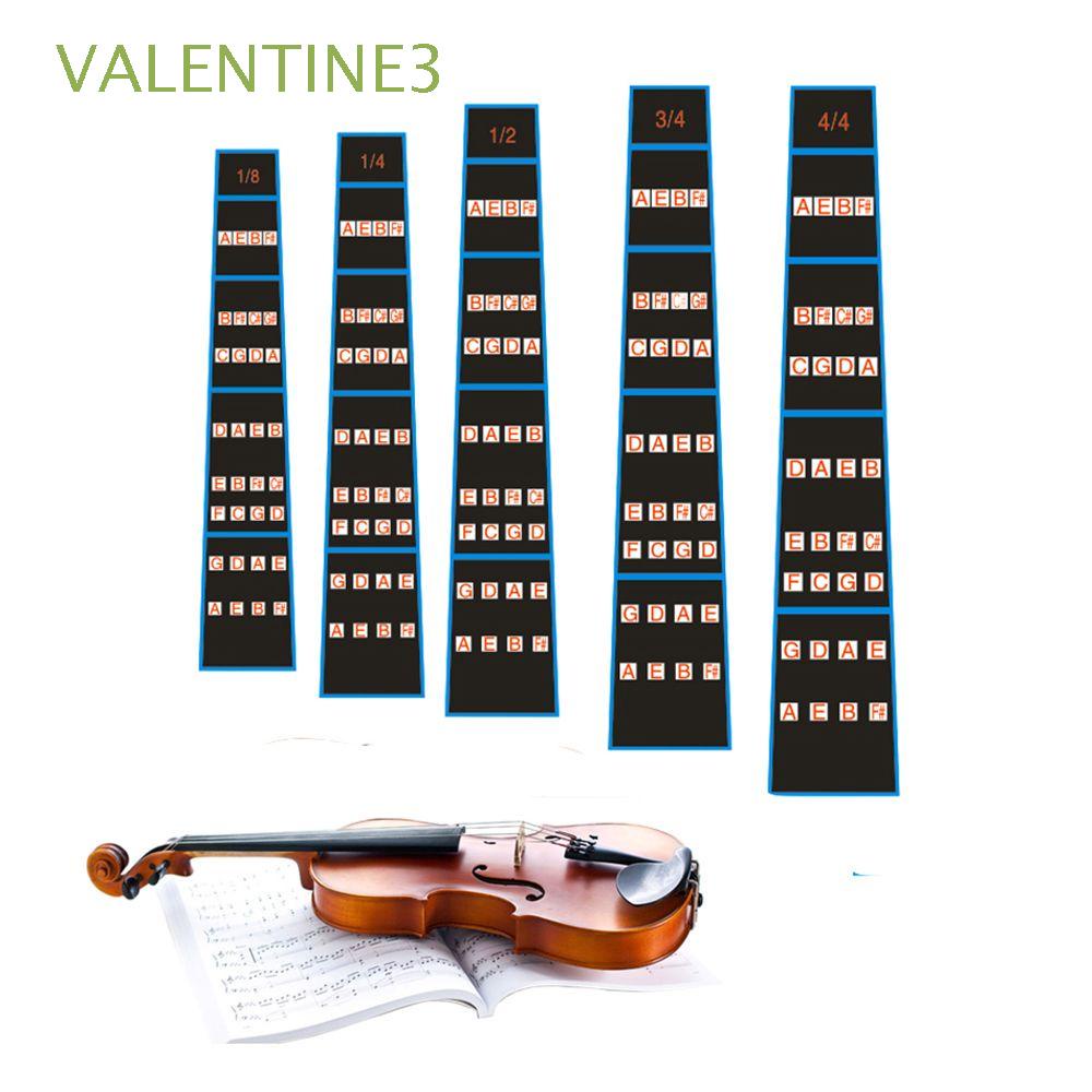 Miếng dán trang trí đàn violin AVALENTINE 1/4 1/2 notes cho người mới bắt đầu 3/4 4/4