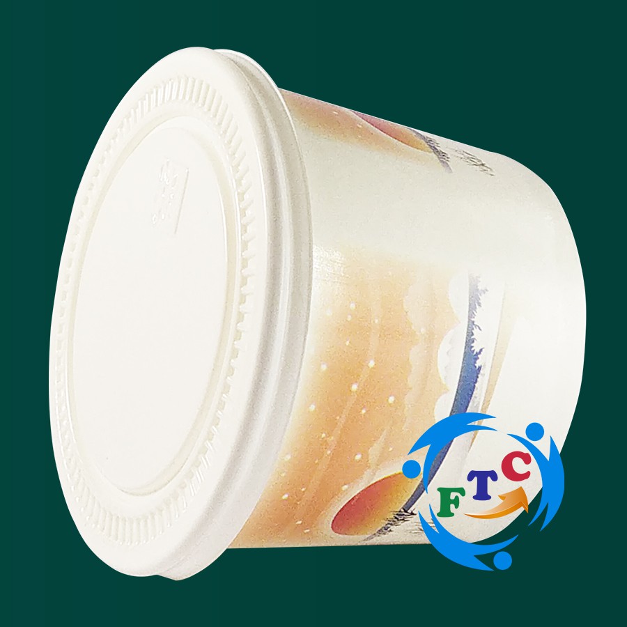 Sét 50 Tô Giấy Đựng Thức Ăn 390ml - Bán Buôn Bán Sỉ Trực Tiếp Tại Xưởng - Tô Tráng Màng 2 Lớp Chắc Chắn, Cứng Cáp