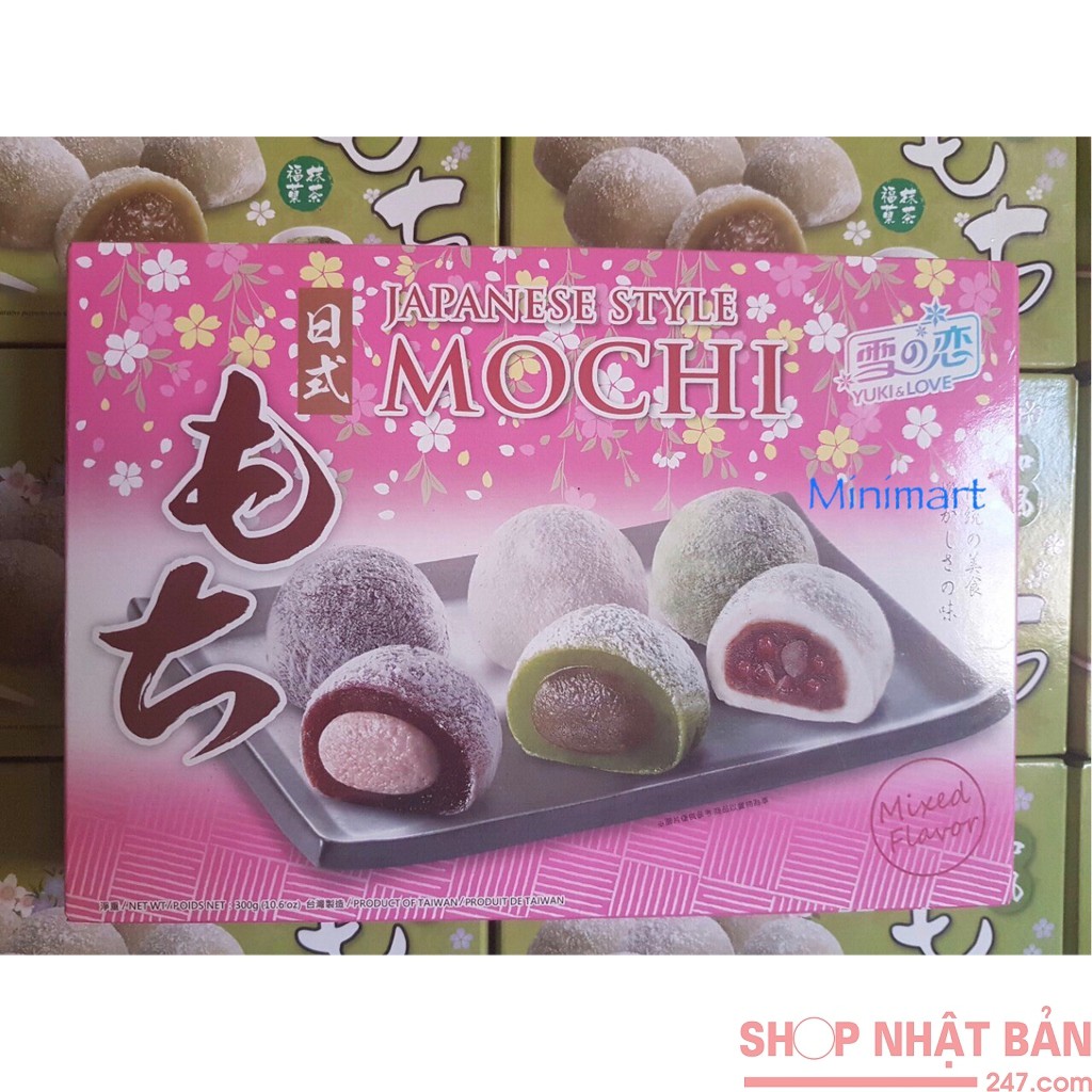 Bánh Mochi 300g Mới, hồng