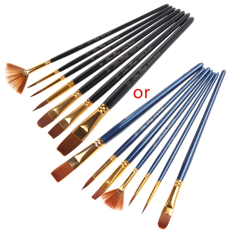 Set 7 cọ vẽ tranh sơn dầu chuyên nghiệp