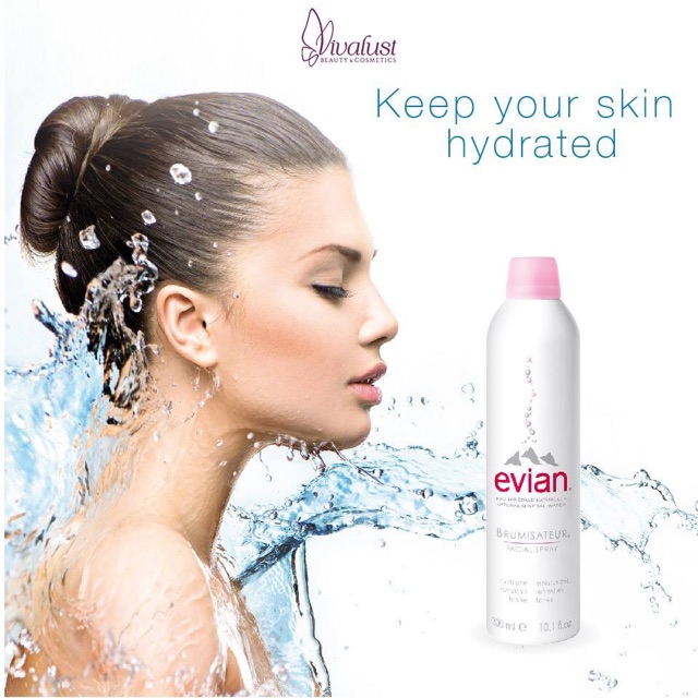 Xịt khoáng EVIAN 300ml