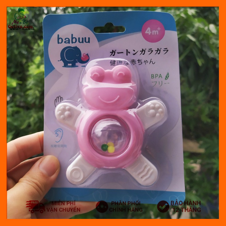 Set đồ chơi xúc xắc gặm nướu phát triển kỹ năng cơ bản cho bé thương hiệu Babuu baby Nhật bản