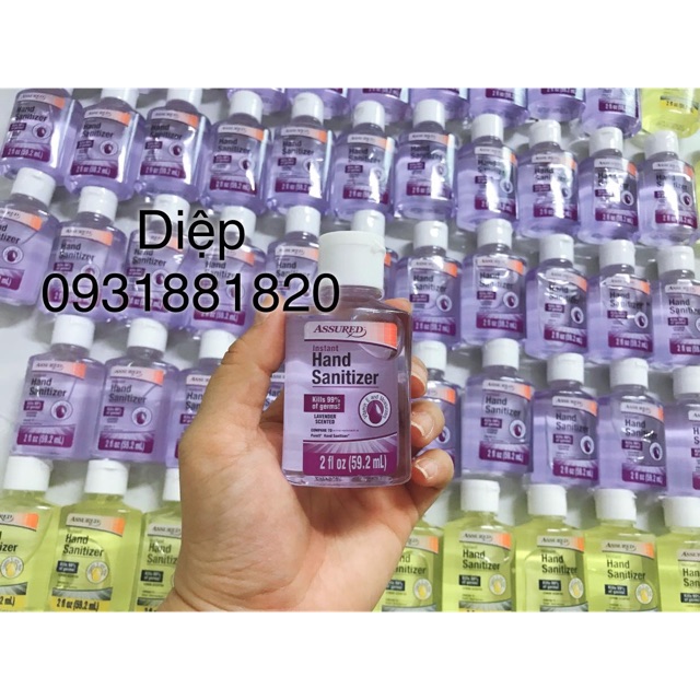 [mua trực tiếp usa] Gel rửa tay khô hand Sanitizer Assured 59.2ml | BigBuy360 - bigbuy360.vn