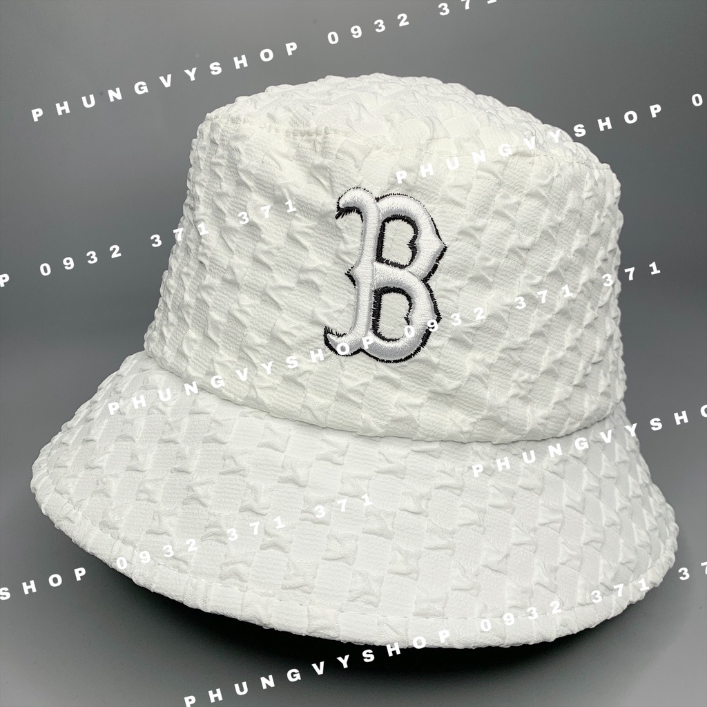 Mũ bucket tai bèo vành basic unisex nam nữ - BO XỐP CHỮ B - nón cụp sụp