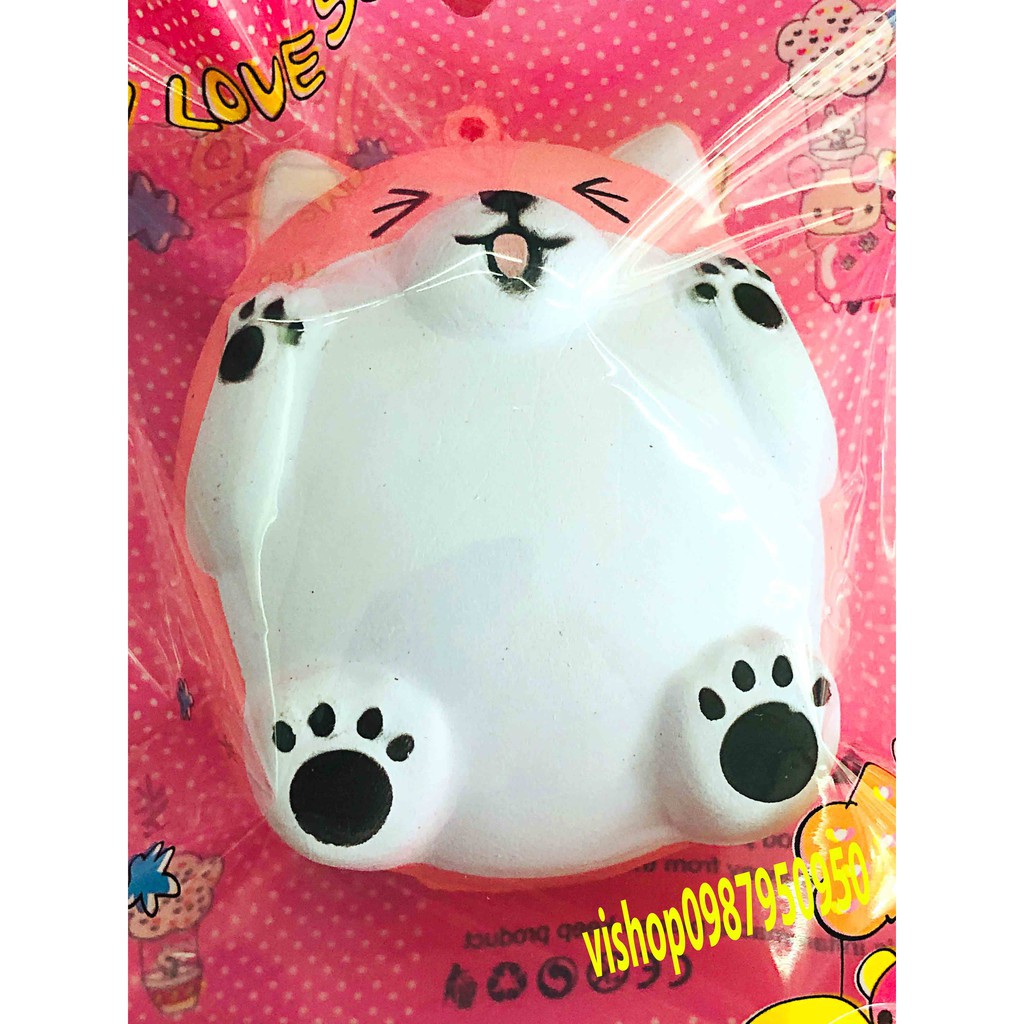 ĐỒ CHƠI SQUISHY CHUỘT HAMSTER Ú TRÒN NHẮM MẮT LÈ LƯỠI mã FQV4 Wcàng mua càng rẻ