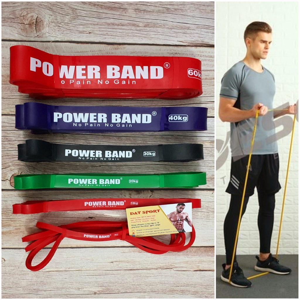 Dây Powerband ,Dây Kháng Lực, Dây Trợ Lực , Tập Thể Thao , Gym , Yoga , Fitness, Boxing , Bóng Đá ,Tập Thể Lực Tại Nhà