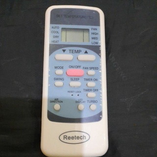 điều khiển điều hòa reetech ( remote máy lạnh retech )