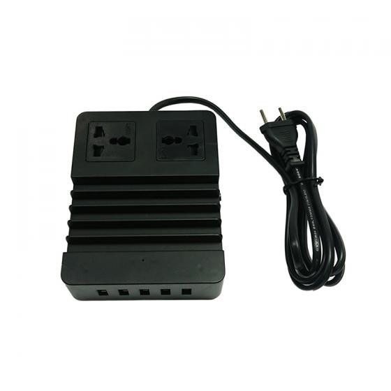 LIOA - Trạm Sạc THÔNG MINH 5 cổng USB + 2 ổ cắm Đa Năng, Hàng Tiêu Chuẩn, Chất Lượng Cao