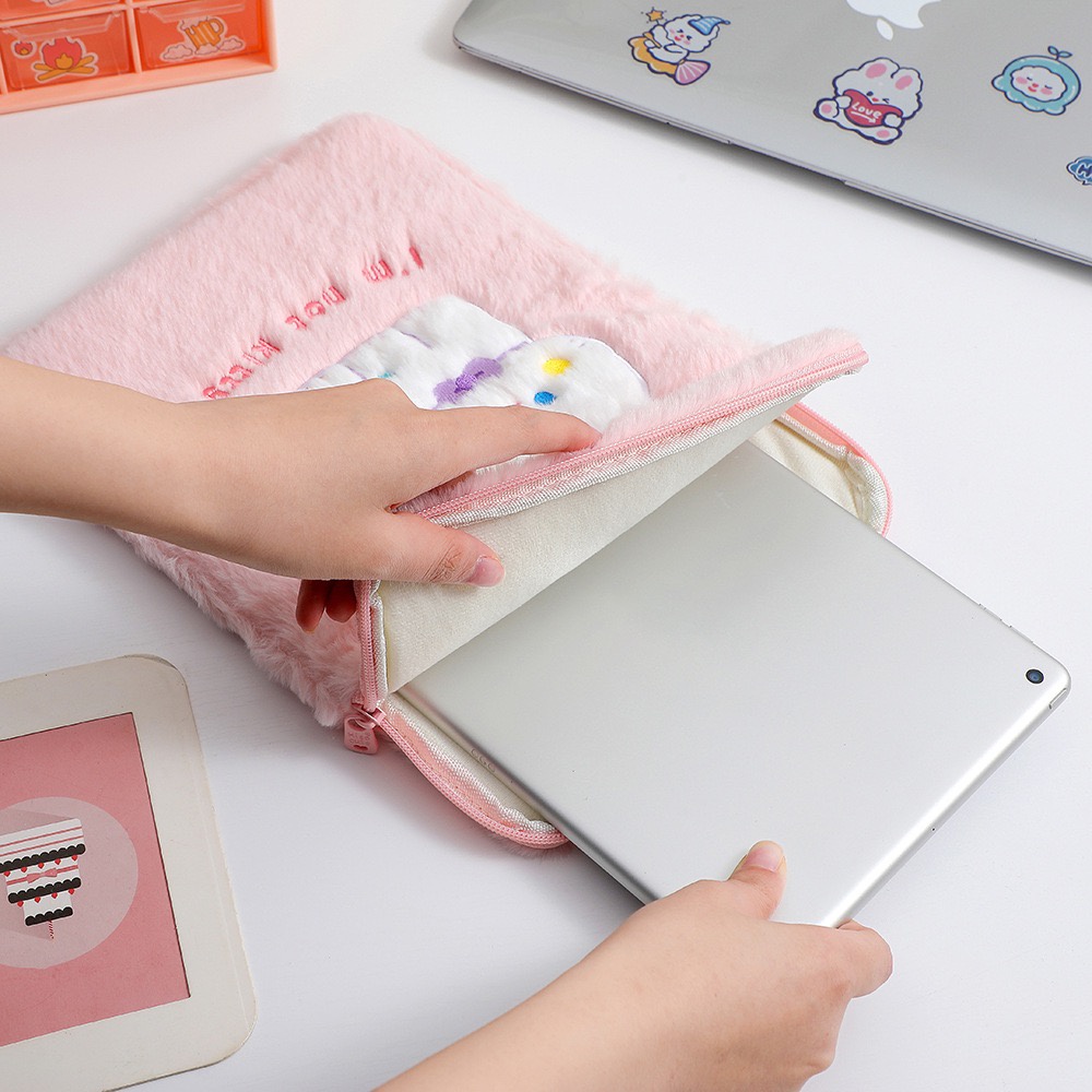 Túi đựng  kích thước 11 10.5 10.2 inch phong cách Hàn Quốc dễ thương xinh xắn