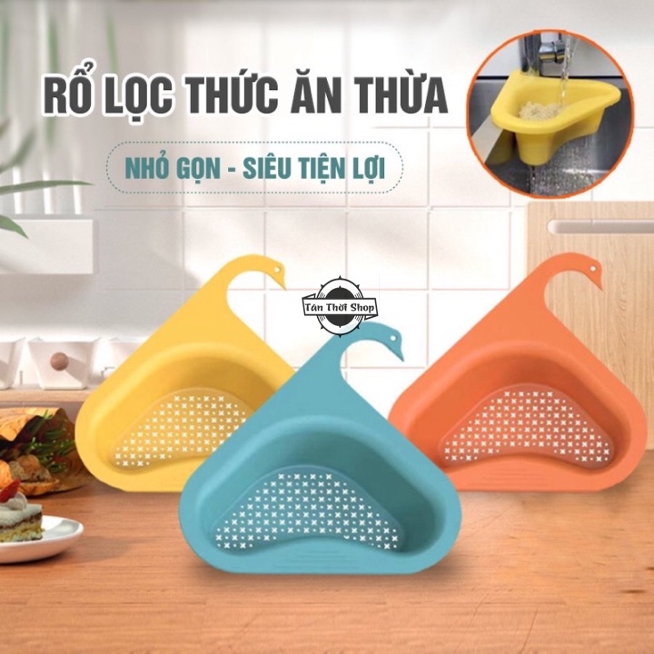 Khay lọc rác bồn rửa chén có móc treo kiểu THIÊN NGA- tanthoshop