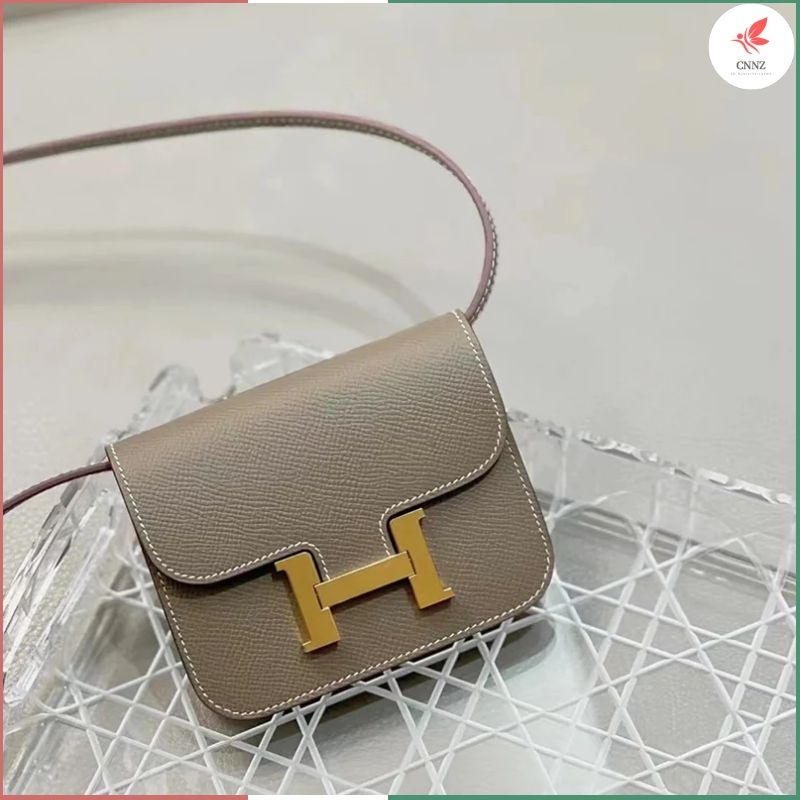 Yunfn Túi Đựng Mỹ Phẩm Hình Vuông Nhỏ Nhắn Có Dây Xích Đeo Vai Màu Vàng Kim Phong Cách Retro Cho Nữ