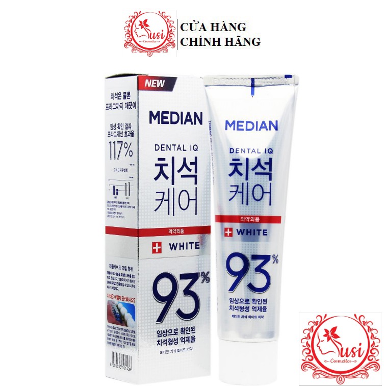 Kem Đánh Răng Median White Dental IO Toothpaste 93% Hàn Quốc chính hãng 120gr