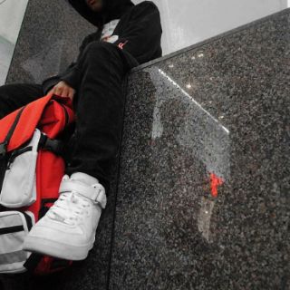 Backpack underwater hypebeast (sneaker jordan1×offwhite red)