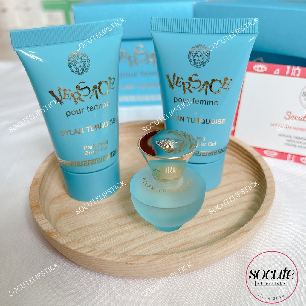Giftset Nước hoa Veersace Pour Femme Dylan Turquoise 5ml Minisize