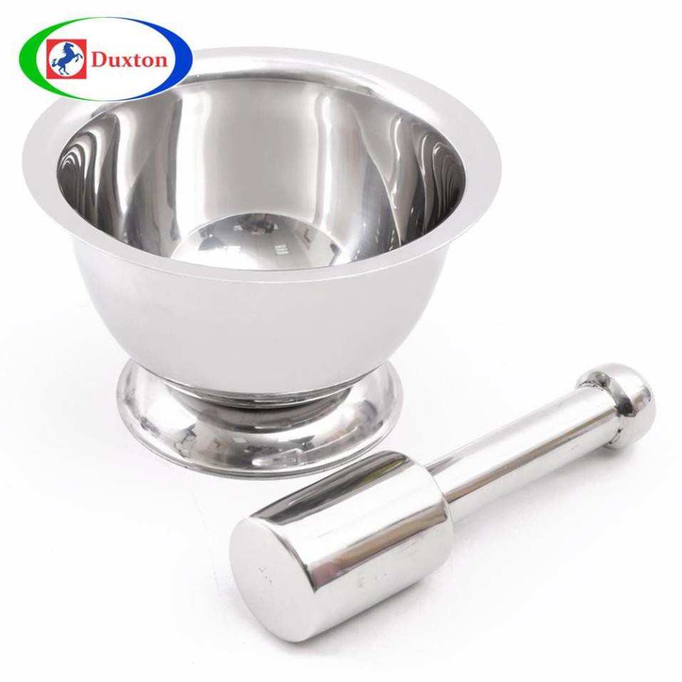 [HÀ NỘI] Bộ Cối Chày làm bằng inox 304 đường kính 17cm dùng để giã thức ăn, giã cua chống nấm mốc