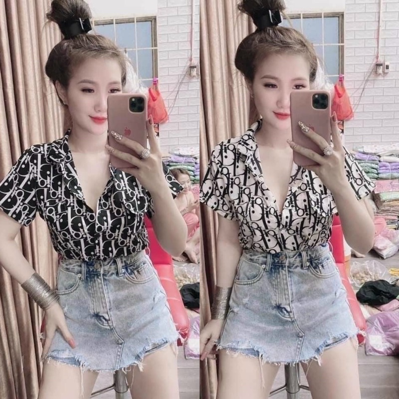Áo sơ mi dior tay ngắn giá rẻ nhất