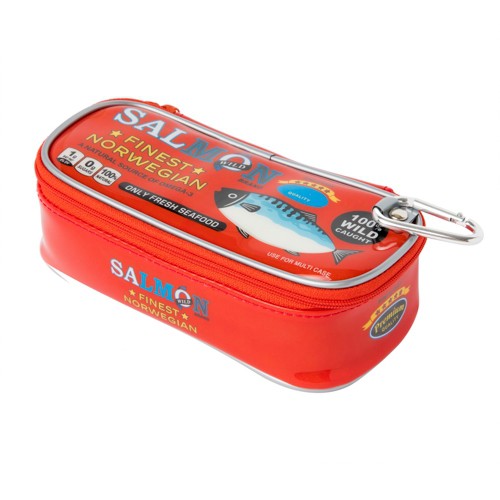 Túi Đựng Bút Viết ARTBOX Hàn Quốc Hình Cá Hộp Màu Đỏ Ngộ Nghĩnh
