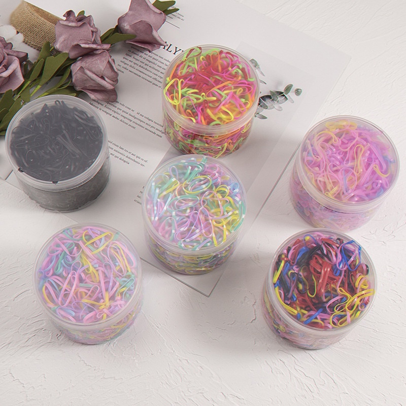 Hộp thun cột tóc nữ dễ thương TAGU phụ kiện buộc tóc nữa nhiều màu