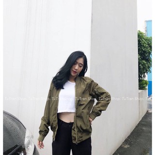 Áo Khoác bomber gió 2 lớp ( Ảnh thật) +clip