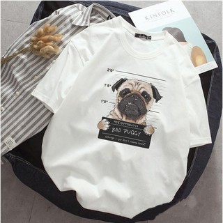 BST ÁO PHÔNG THUN IN HÌNH PUGDOG CRIMES SIÊU CHẤT