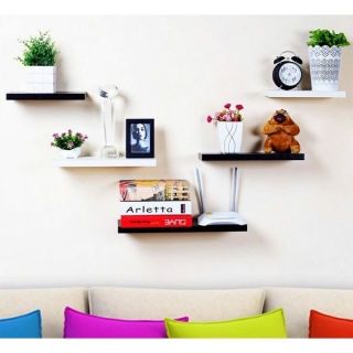 Bộ kệ treo tường 5 thanh ngang