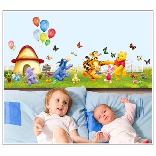 Decal Gấu Vui Cùng Bạn