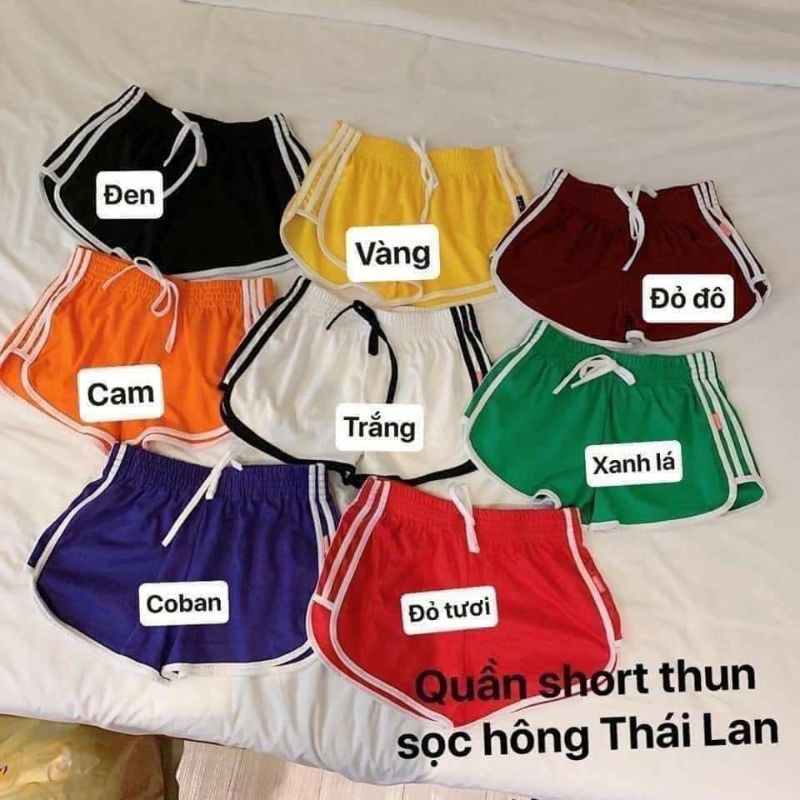 Quần short 3 SỌC chất liệu cotton, phong cách thể thao