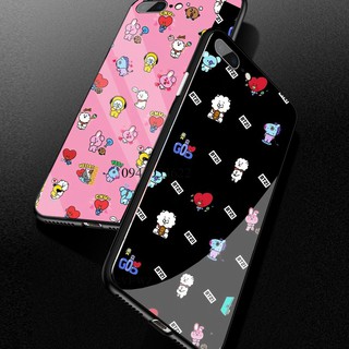 [Mã ELHA9 giảm 15% đơn 50K] ốp bt21 in theo yêu cầu-ốp kính cương lực