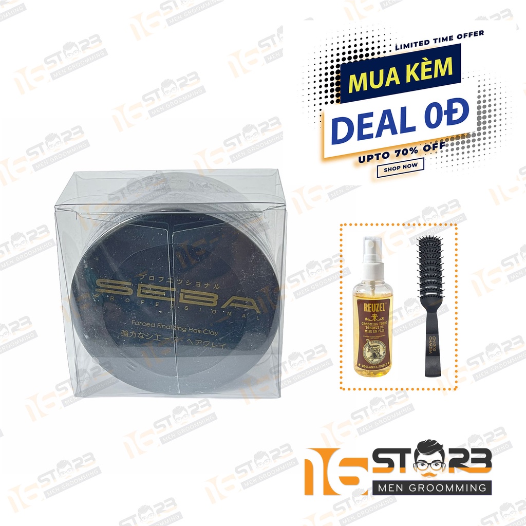 [Chính hãng 100%] Sáp vuốt tóc Nam SEBA Nhật Bản 80g