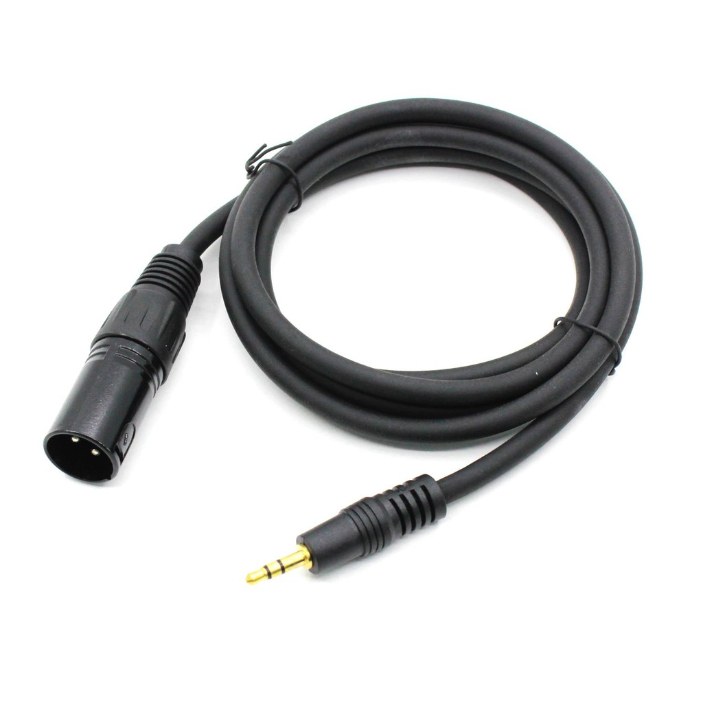 Dây cáp micro khuếch đại âm thanh nổi chuyển đổi 3.5mm đầu cắm sang XLR lỗ cắm/ đầu cắm 1.5m/ 3m/ 5m/ 10m