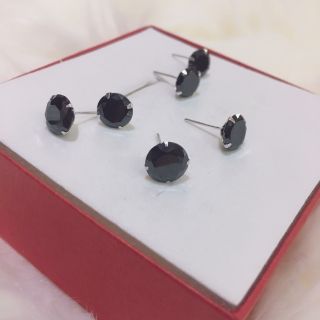 Bông tai nụ đá bạc s925