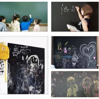 Children's doodle wallpaper Blackboard wall stickers whiteboard graffiti wall film wall stickers self-adhesive