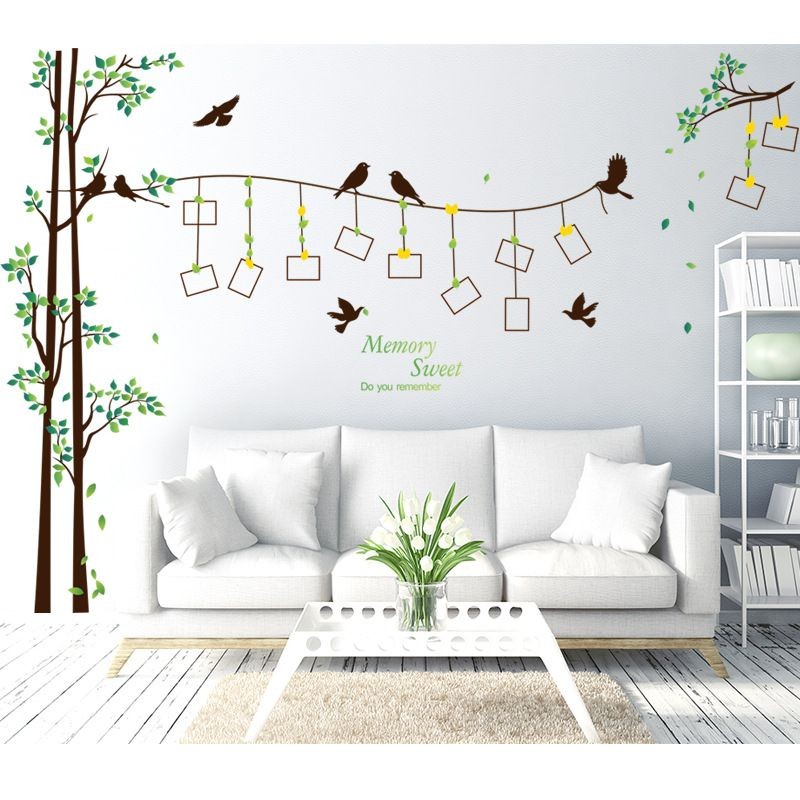 Decal dán tường Cây treo ảnh 9 - DCX042
