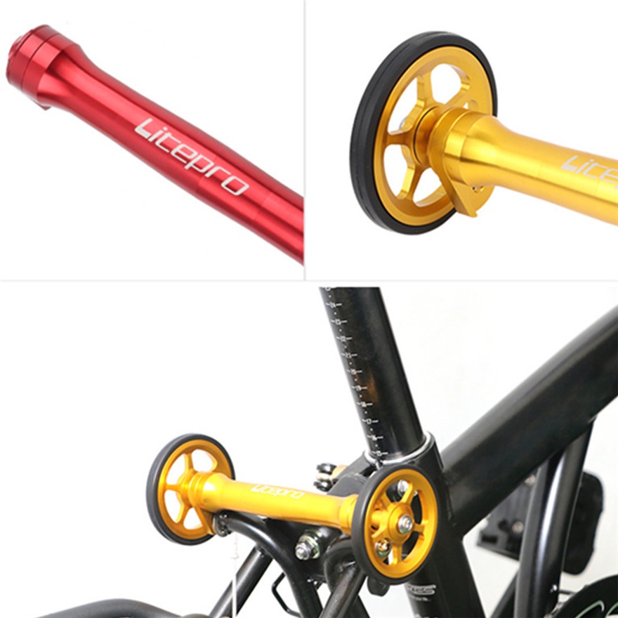 Thanh ống nối dài Litepro bằng hợp kim nhôm tiện dụng dành cho xe đạp Brompton