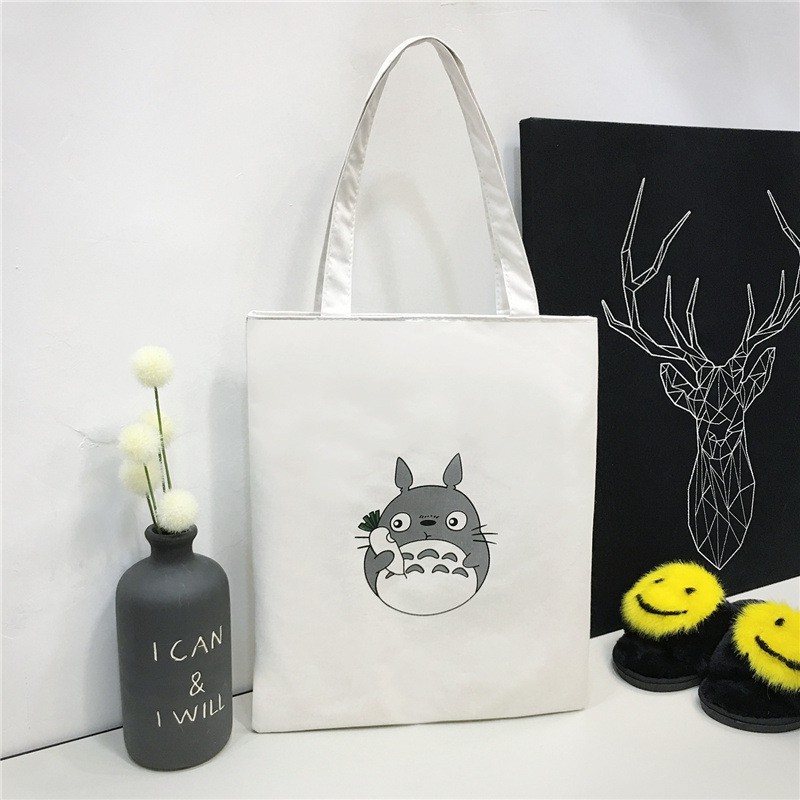 Túi Tote Totoro Siêu Xinh Có Dây Kéo Chắc Chắn 434