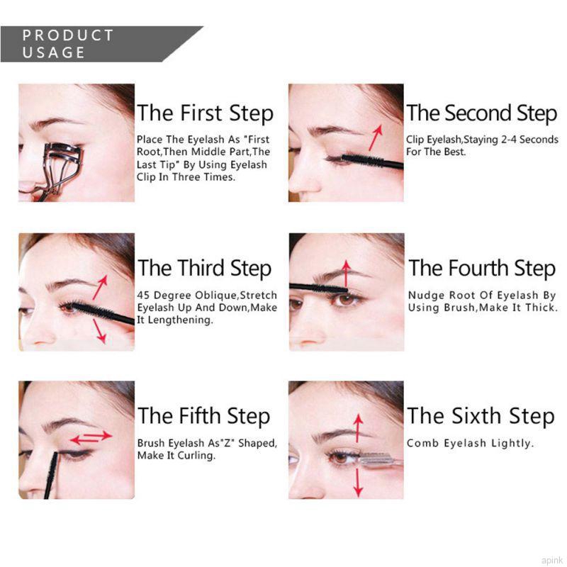 Mascara QiBest Màu Đen Chống Thấm Nước Lâu Trôi Chuốt Dài Và Cong Mi