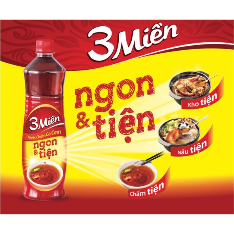 NƯỚC MẮM CÁ CƠM 3 MIỀN - 800ML