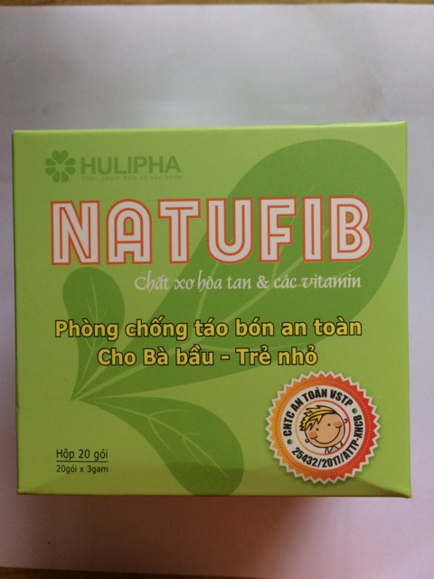 Natufib_ chất xơ hoà tan trị táo bón an toàn cho trẻ sơ sinh, trẻ nhỏ, phụ nữ có thai