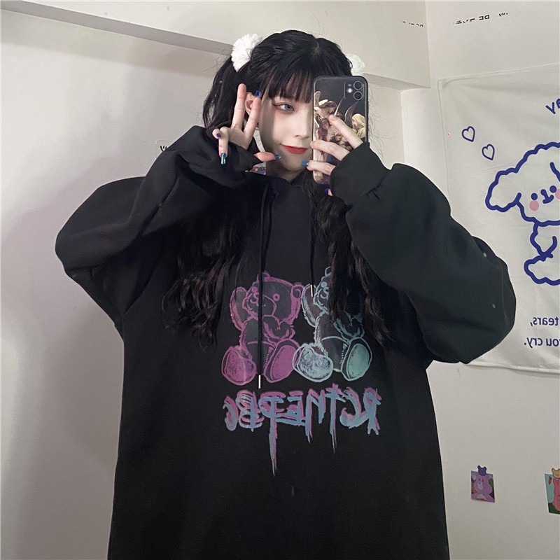 Áo Hoodie 2 CHÚ GẤU KOREAN Unisex