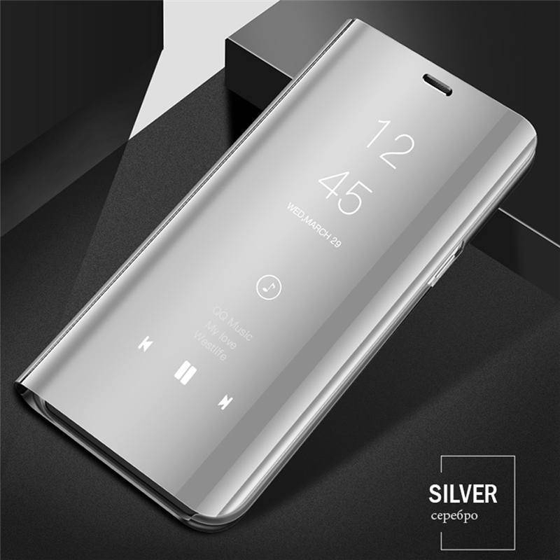 Redmi Note 9S Luxury 360° Clear View Cover Casing Xiaomi Redmi Note 9S 8 Pro Note9S Smart Mirror Flip Stand Phone Case