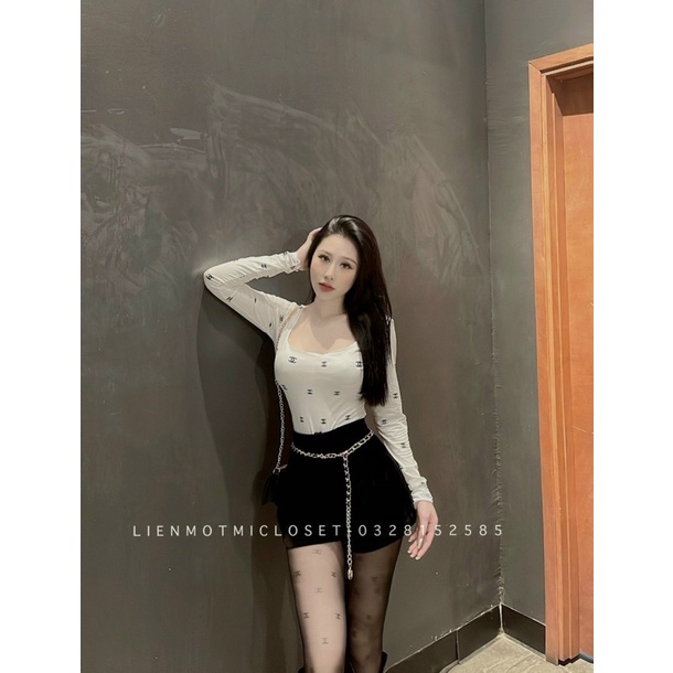 BÁN SỈ SÉT ÁO CHALEO MIX QUẦN SOOC KÈM ĐAI CHO NỮ