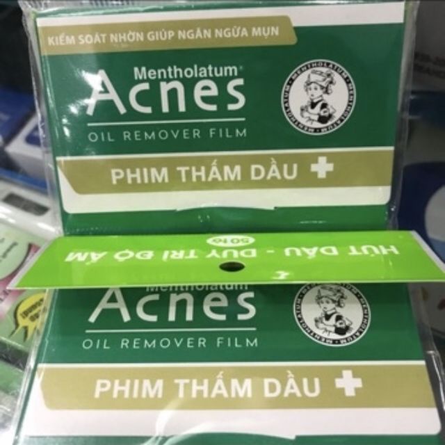 Phim thấm dầu Acnes Oil Remover Film 50 tờ