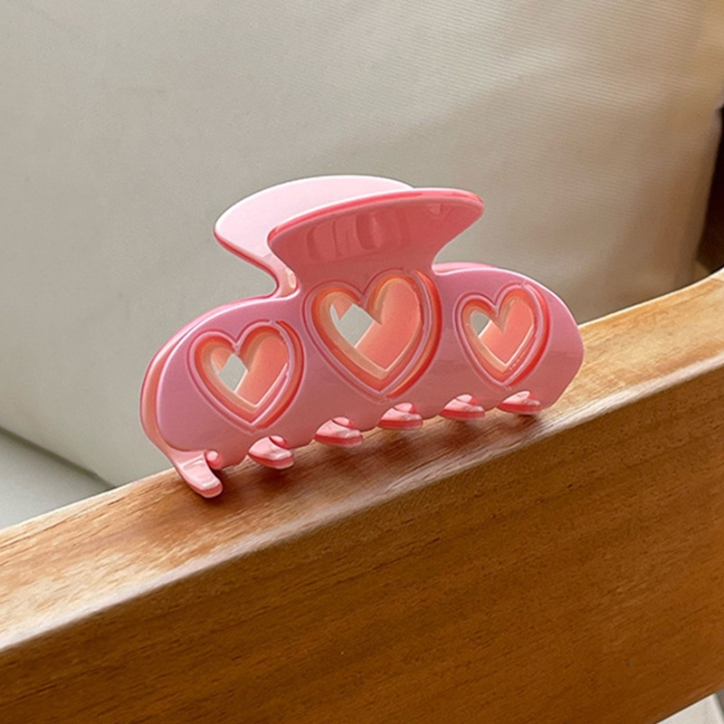 Kẹp Tóc Càng Cua Dày Dặn Hình Trái Tim Cho Nữ