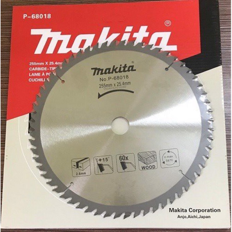 Lưỡi cắt nhôm 120 răng Makita P-68018 255*20*120T