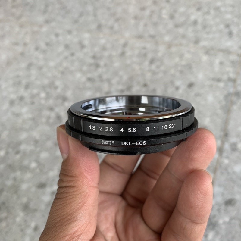 Ngàm chuyển DKL-EOS hiệu Fusnid - để sử dụng lens DKL trên máy ảnh EOS