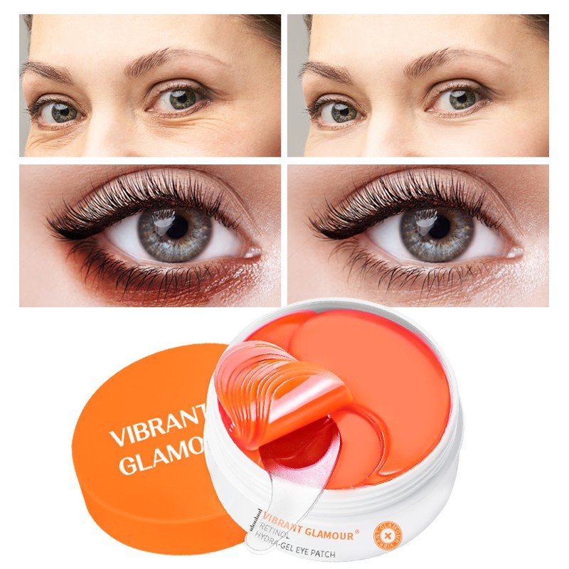 Set 30 cặp mặt nạ mắt Retinol Hydra-Gel Vibrant Glamour Collagen Hyaluronic Acid dưỡng ẩm chống lão hóa xóa quầng thâm | BigBuy360 - bigbuy360.vn