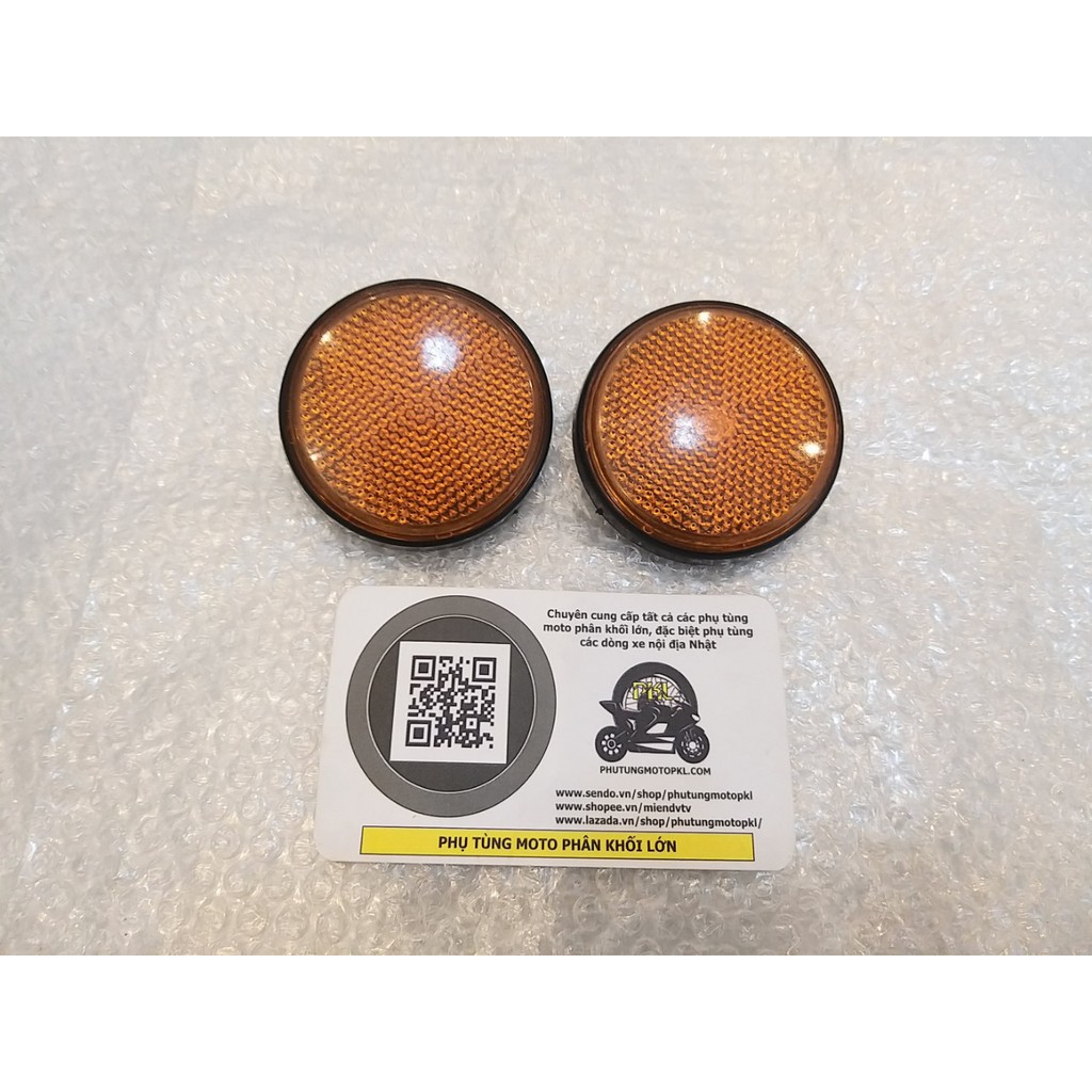 Chụp phản quang tấm phản quang mắt mèo mô tô xe máy 1 cái