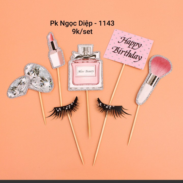 set lông mi trang trí