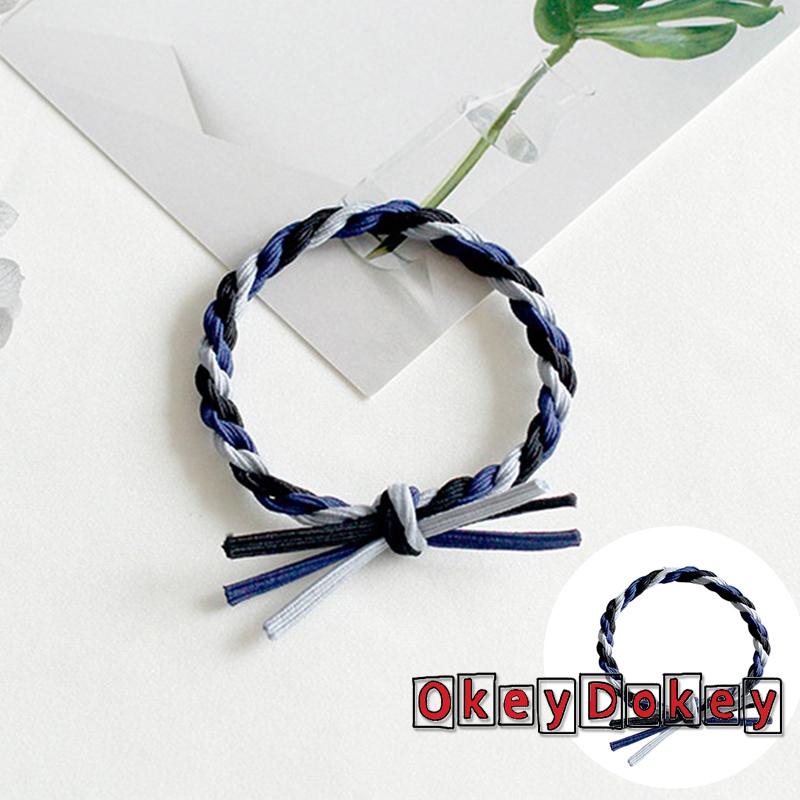 Dây Buộc Tóc Đuôi Ngựa Co Giãn Màu Trơn / Màu Sắc Phù Hợp Cho Nữ ODokey