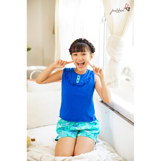 Đồ mặc nhà bộ short phối quần kate jubbie kids 81007